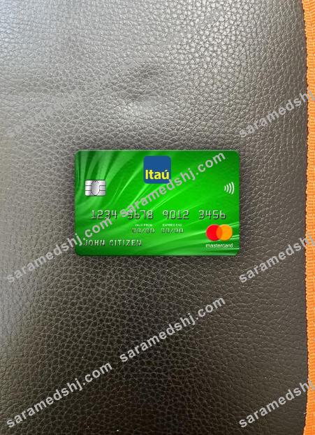 Uruguay Itau bank mastercard photolook front